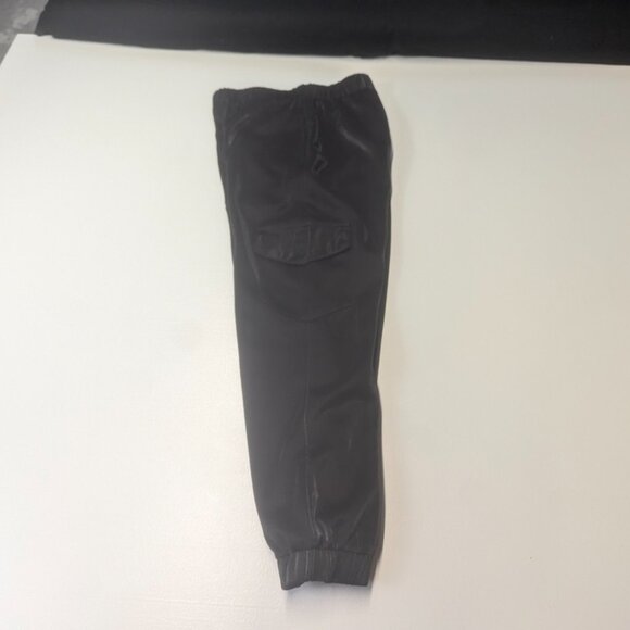Know One Cares Size Small Black Shiny Jogger Pants - Picture 14 of 14